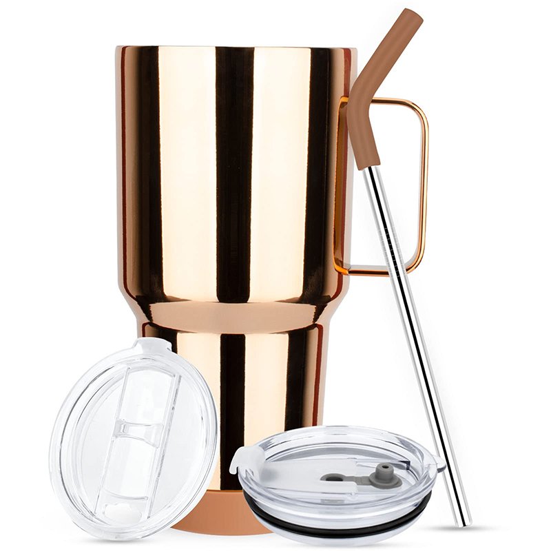 saplı ve kapaklı seyahat kupası