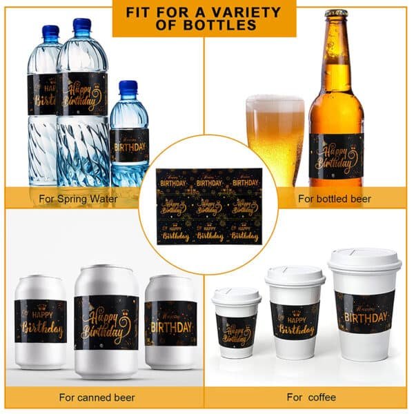 water bottles with custom printed labels
