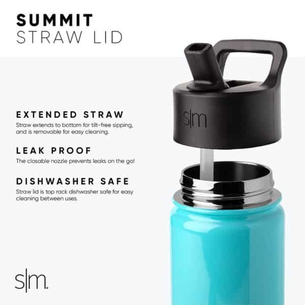 water bottles with straws