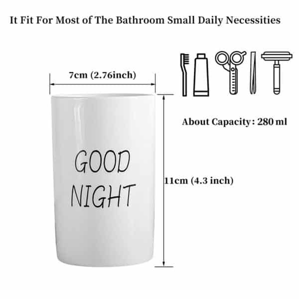 white ceramic tumbler