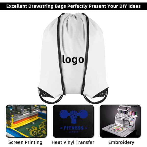 100 drawstring bags