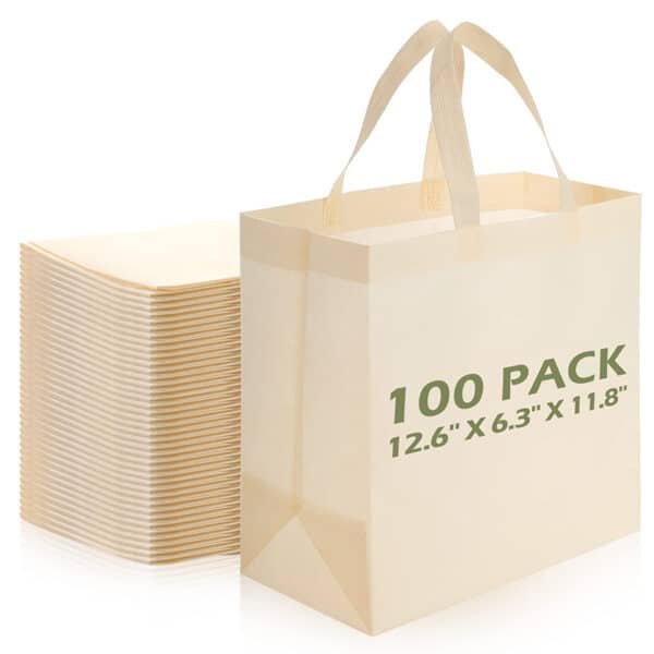 100 cotton tote bags