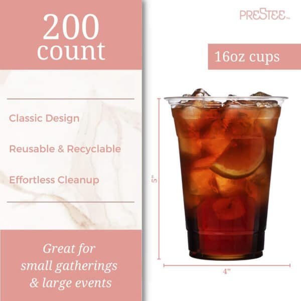 16 oz plastic beer cups