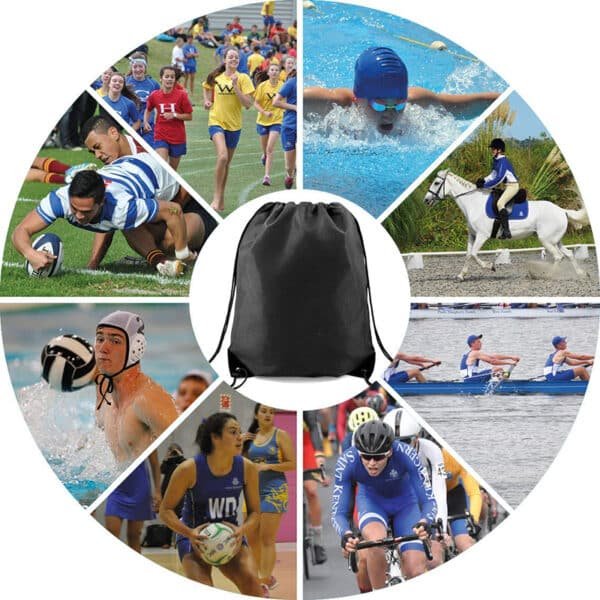 black drawstring backpack bulk
