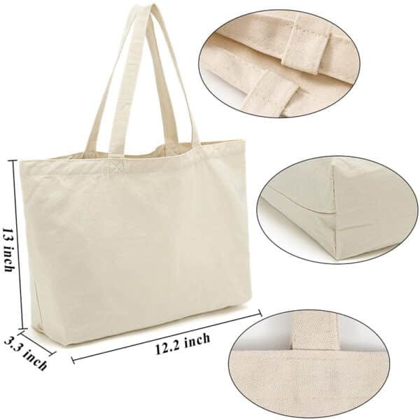 black cotton tote bags wholesale