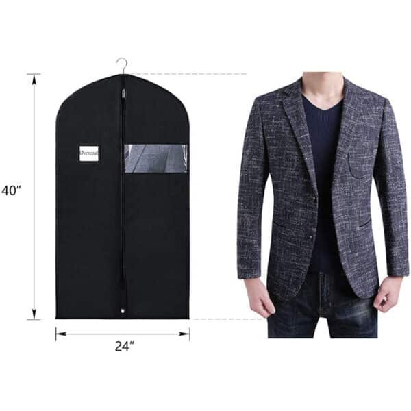 canvas garment bag