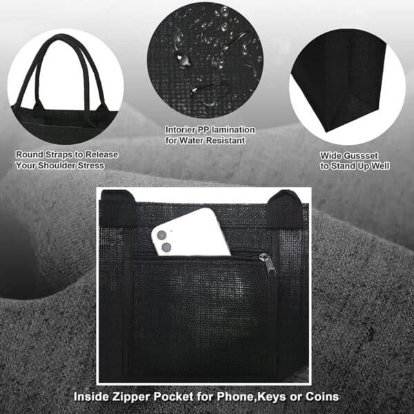 bulk polyester tote bags