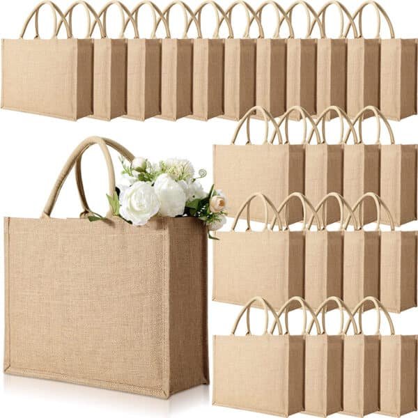 burlap tote bags bulk