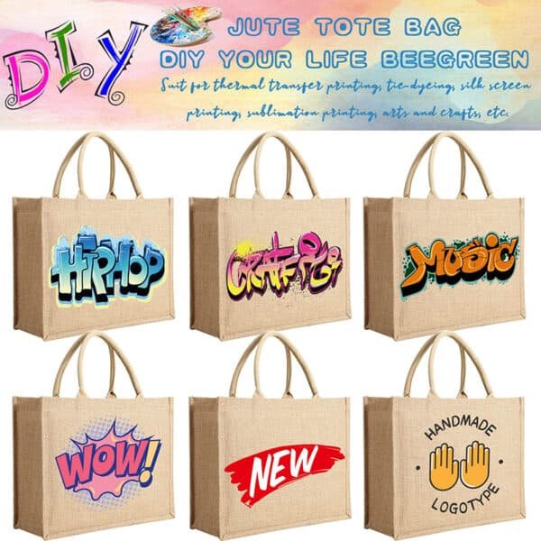 burlap tote bags bulk