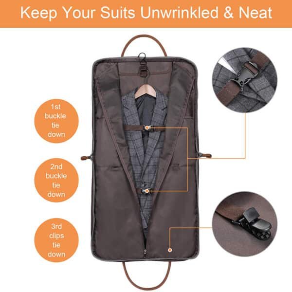 canvas garment bag
