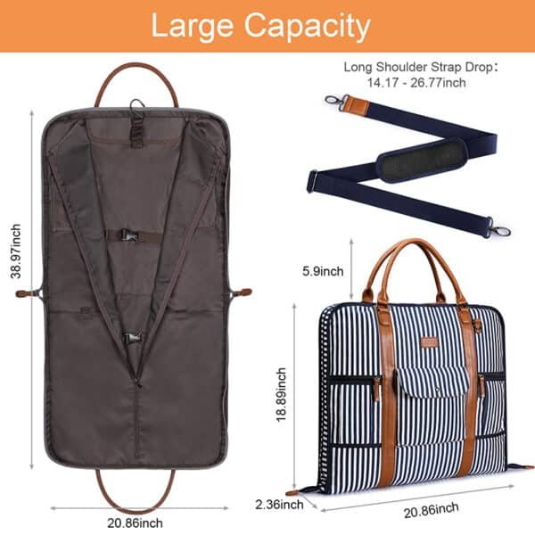 canvas garment bag