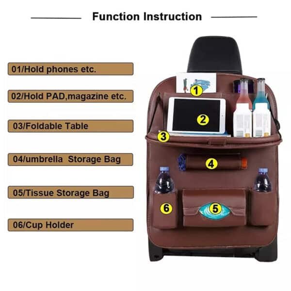 backseat organizer for truck
