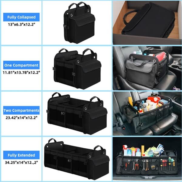car storage box with lid