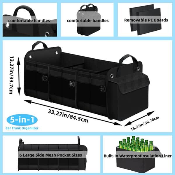 car storage box with lid