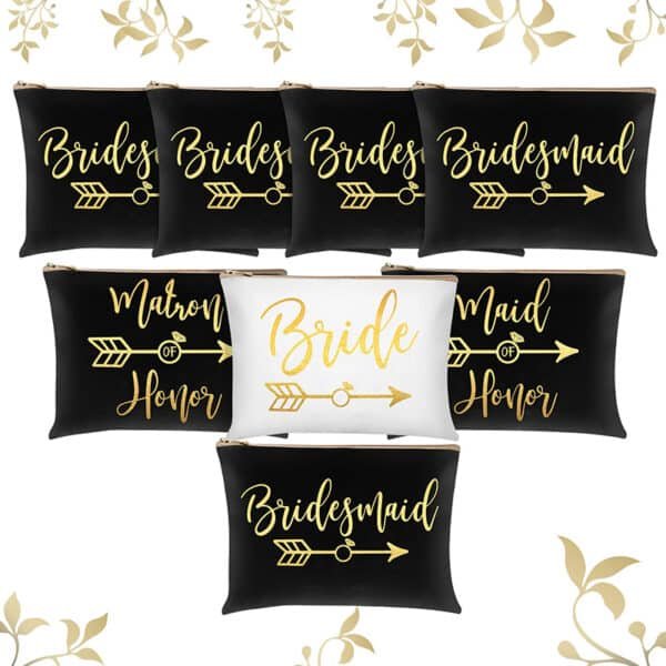 canvas zipper makeup bags wholesale