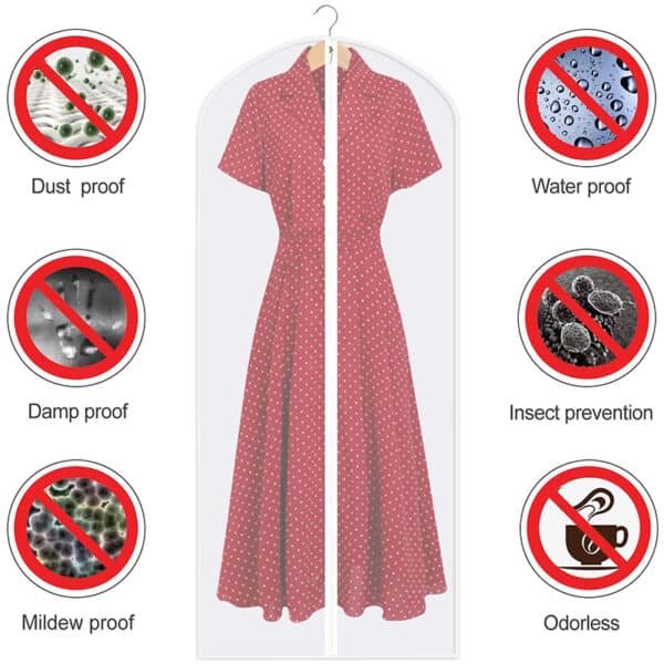 clear garment bags bulk