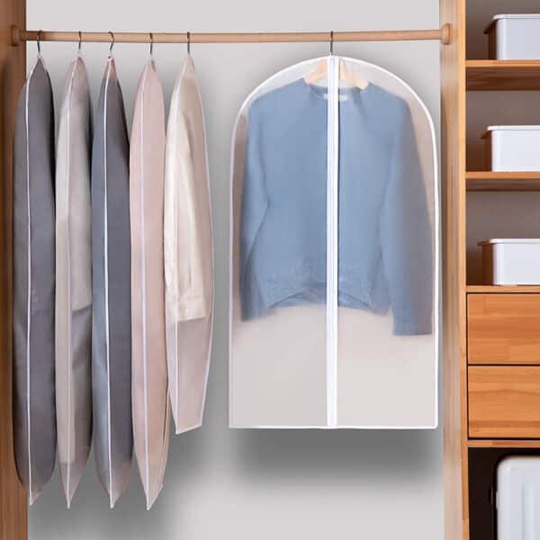 clear garment bags bulk