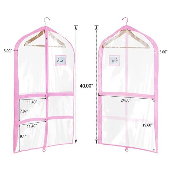 clear garment bags