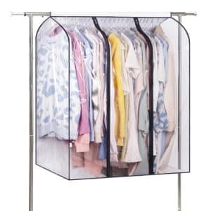 clear garment bags with zipper