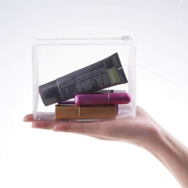 clear cosmetic bags in bulk