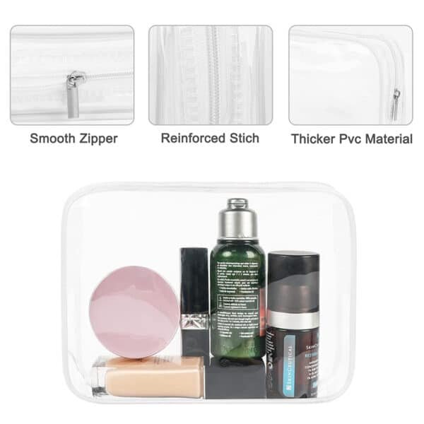 clear makeup bags