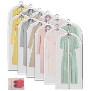clear plastic garment bags