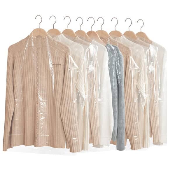 clear plastic garment bags for dry cleaners
