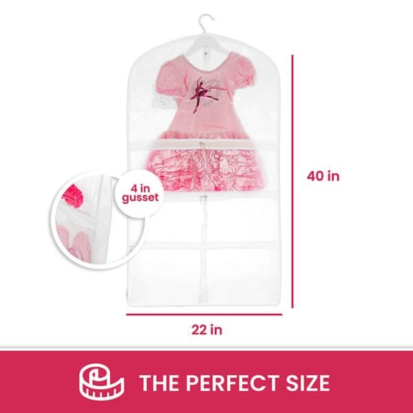 clear plastic garment bags
