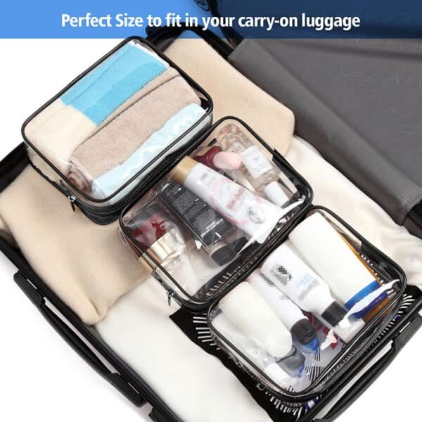 clear plastic makeup bags wholesale