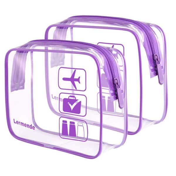 clear plastic makeup bags wholesale