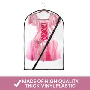 clear vinyl garment bags with zipper
