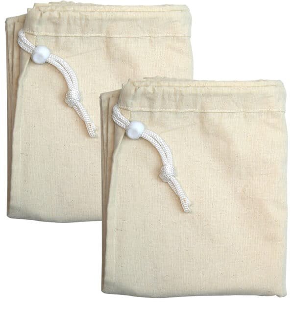 cotton drawstring laundry bag