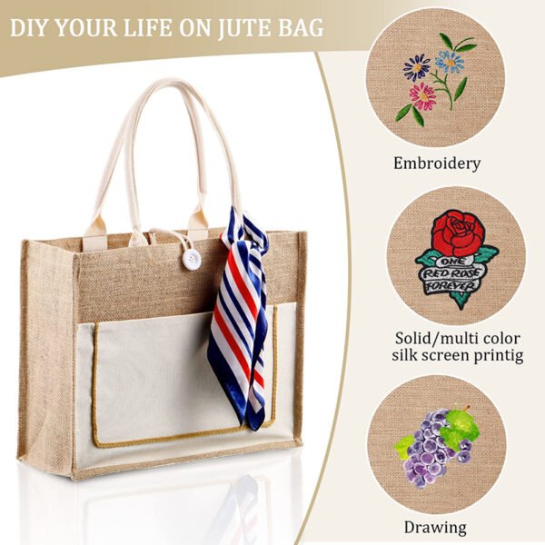 cotton tote bags with zipper