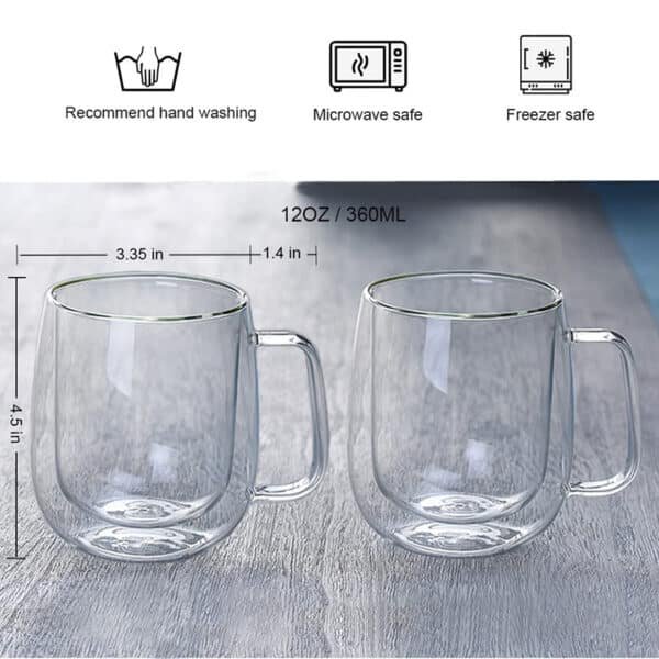 custom glass coffee mugs