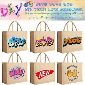 custom jute tote bags