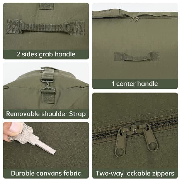 custom made duffle bags