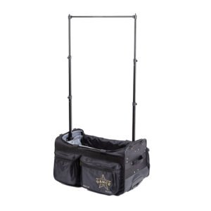 حقيبة ملابس الرقص مع رف