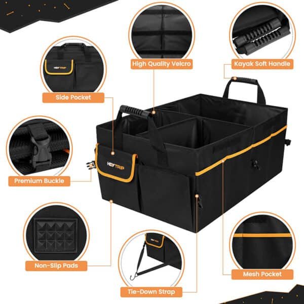 collapsible trunk organizer