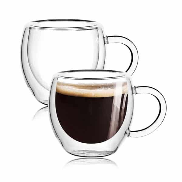 double walled glass travel mugs