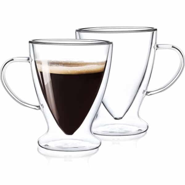 double walled glass travel mugs