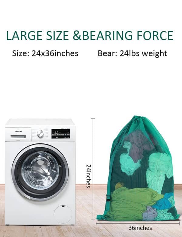 drawstring net laundry bag