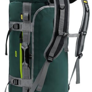 حقيبة سفر على ظهره من القماش الخشن