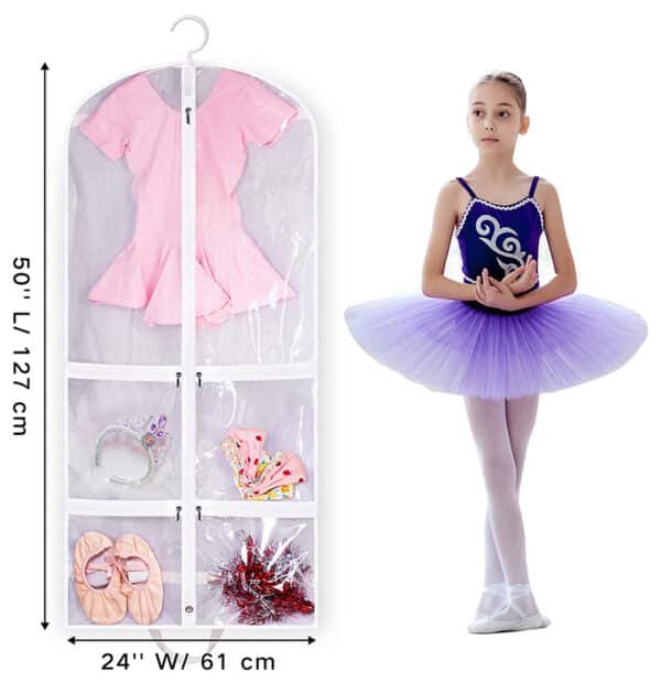 hanging garment bag with pockets