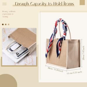 jute bag with logo
