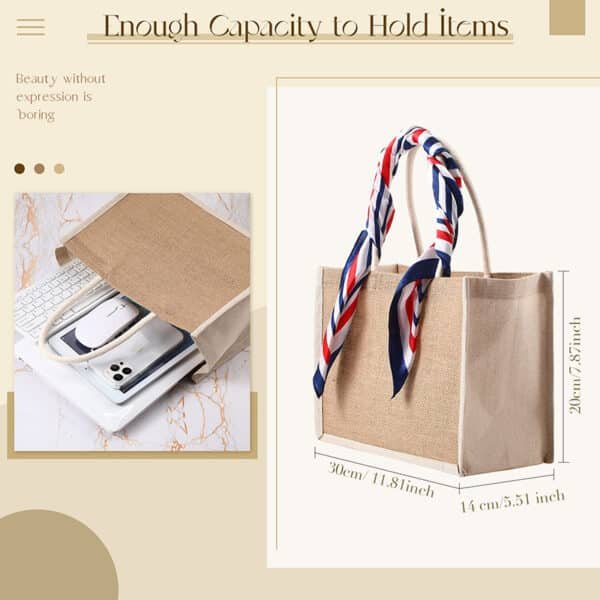 jute bag with logo