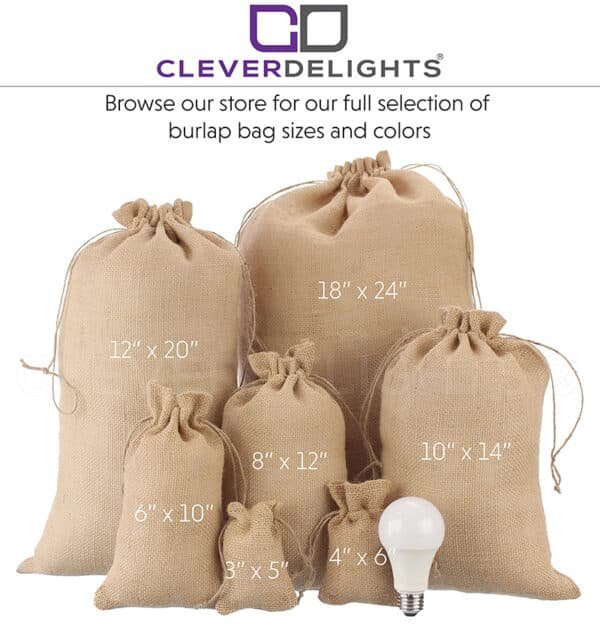 large canvas drawstring bags