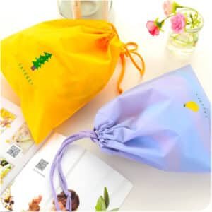large mesh drawstring bag