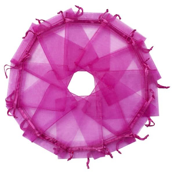 mini mesh drawstring bags