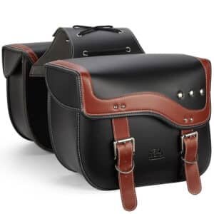motorcycle leather luggage bags