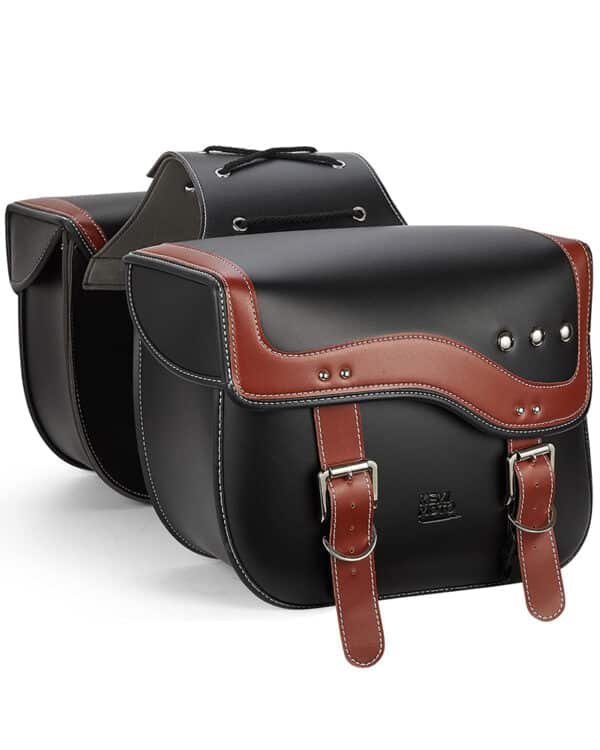 motorcycle leather luggage bags